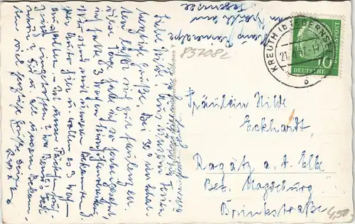 Ansichtskarte Kreuth Panorama-Ansicht 1957