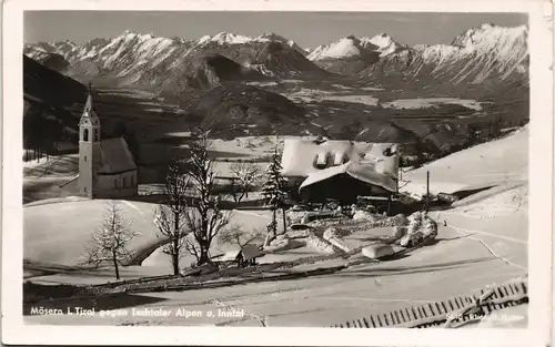 Ansichtskarte Mösern Lechtaler Alpen Inntal 1957    Stempel HORST (Holstein)
