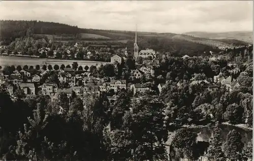 Ansichtskarte Bad Elster Panorama-Ansicht Totalansicht DDR AK 1960