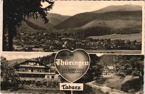 Ansichtskarte Tabarz/Thüringer Wald DDR Mehrbild-AK Thüringen 1962