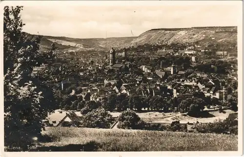 Ansichtskarte Jena Panorama-Ansicht Stadt Totalansicht 1949