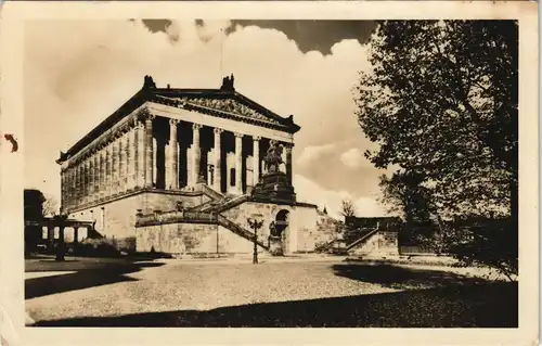 Ansichtskarte Berlin Partie an der Nationalgalerie 1952