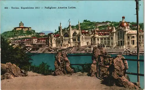 Cartoline Turin Torino Torino, Esposizione Padiglione America Latina. 1911
