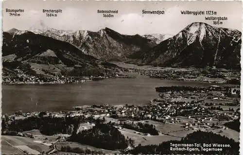 Bad Wiessee Tegernseer-Tal, Bad Wiessee, Rottach-Egern, Tegernsee 1956