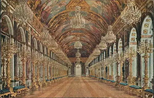 Chiemsee Herrenchiemsee / Herreninsel mit Schloss Spiegelsaal 1916