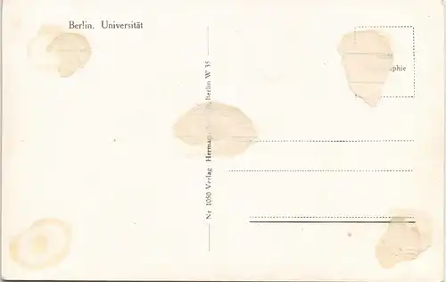 Ansichtskarte Berlin Partie a.d. Universität Außenansicht 1940