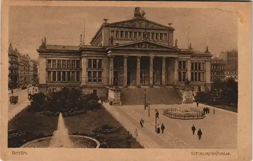 Ansichtskarte Mitte-Berlin Konzerthaus Schauspielhaus 1921