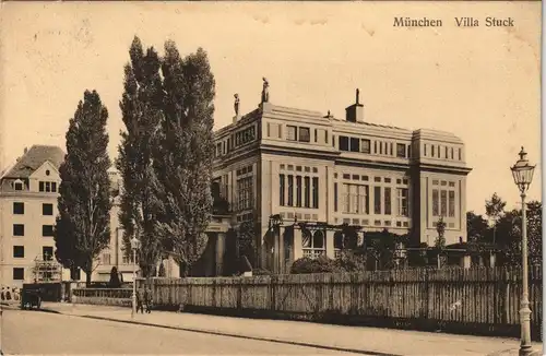 Ansichtskarte München Villa Stuck 1923