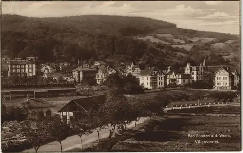 Ansichtskarte Bad Sooden-Allendorf Villenviertel 1928
