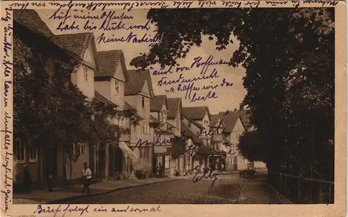 Ansichtskarte Bad Sooden-Bad Sooden-Allendorf Straßenpartie 1925