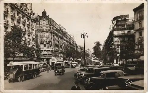 CPA Paris Les Grands Boulevards Carrefour Drouot 1935