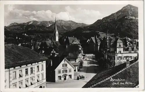 Ansichtskarte Dornbirn Straßenpartie 1952
