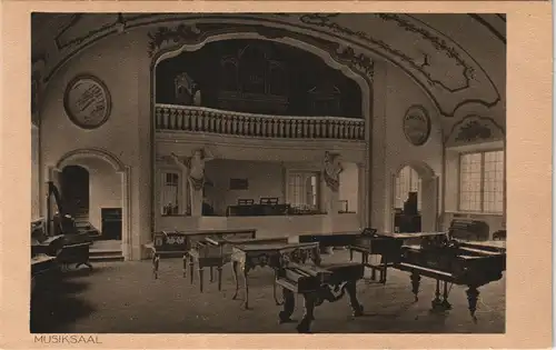 Ansichtskarte München Deutsches Museum Musiksaal 1928