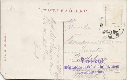 Temeswar Timişoara Temeswar Temišvar Gyárváros. Gör. kel. román templom. 1917