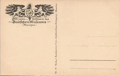 Ansichtskarte München LUFTSCHIFFHALLE WESTSEITE Deutsches Museum 1928