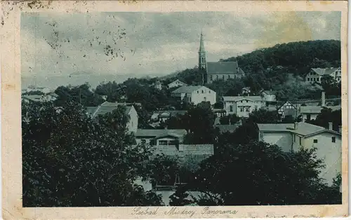 Postcard Misdroy Międzyzdroje Villa, Kirche 1923