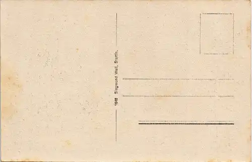 Postcard Misdroy Międzyzdroje Jordansee; Brücke 1928