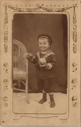 Ansichtskarte  Menschen/Soziales Leben - Kinder Matrosenanzug 1914