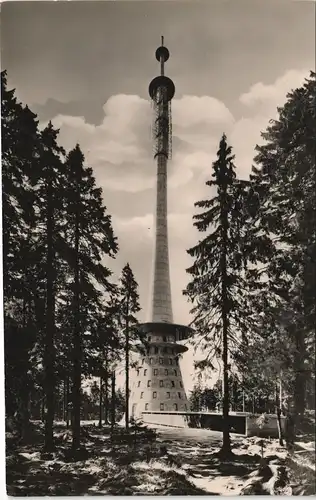 Bischofsgrüner Forst Rundfunkturm 178 m hoch Ochsenkopf Fichtelgebirge 1960