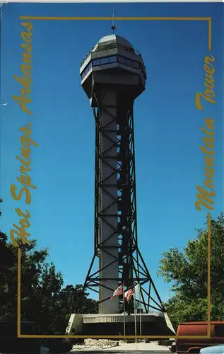 Postcard Hot Springs Mountain Tower USA Postcard 1980