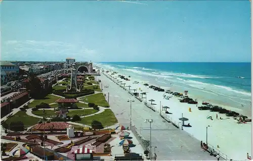 Postcard Daytona Beach World's Most Famous Beach Florida USA 1970