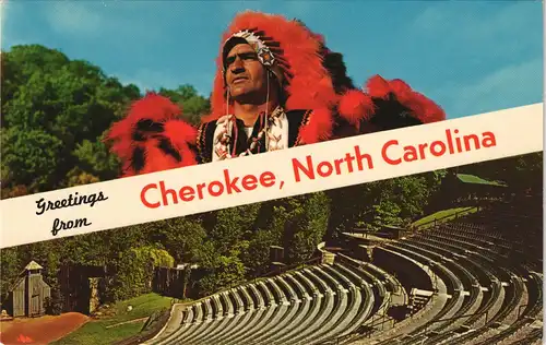 Cherokee CHEROKEE INDIAN RESERVATION Henry Ray Lambert  Theater 1965