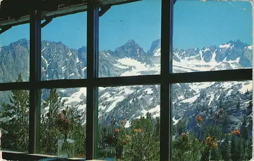 Postcard Kalifornien BIG PINE CANYON California Kalifornien USA 1958