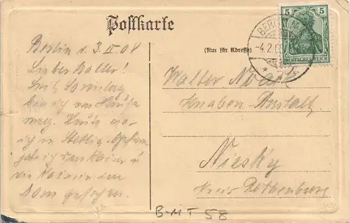 Ansichtskarte Mitte-Berlin Friedrichstraße Weihenstephan-Palast 1908