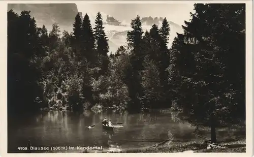 Ansichtskarte Kandergrund Kandertal Blausee 1929