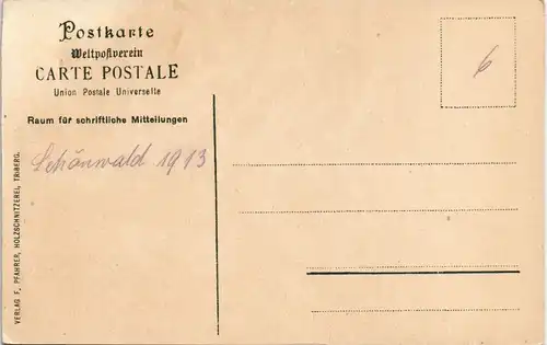 Ansichtskarte Hornberg Landkarten AK Eisenberg Triberg 1913