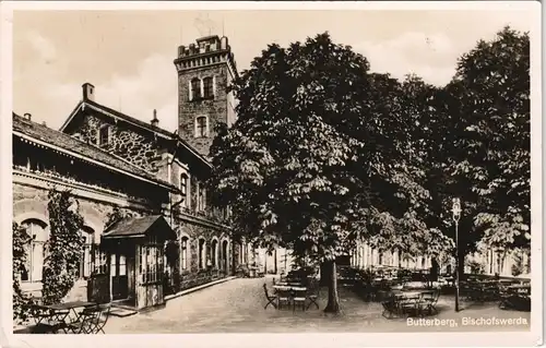 Ansichtskarte Bischofswerda Partie am Gasthaus Berggasthaus Butterberg 1938