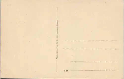 Kandern (LK Lörrach) Erholungsheim  Schwestern des Badischen Frauen-Verein 1910