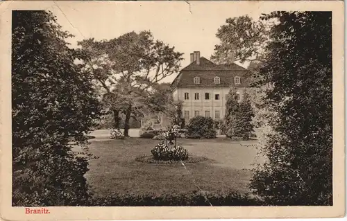 Ansichtskarte Branitz-Cottbus Schloss 1919