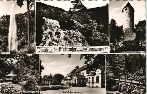 Karlsbad Karlovy Vary Frankenwald Hirschensprung Region   6 Ansichten 1965