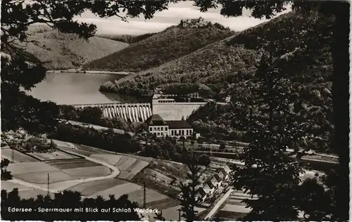 Asel-Vöhl JUGENDHERBERGE HOHE FAHRT am Edersee bei Asel, Korbach-Land 1960