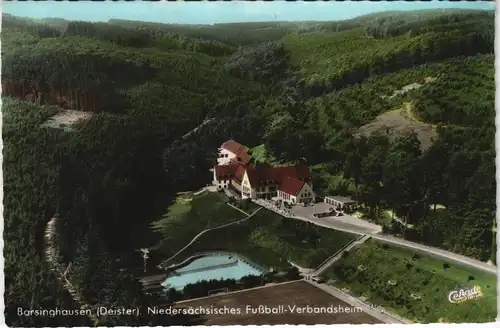 Barsinghausen Luftaufnahme Niedersächsisches Fußball-Verbandsheim 1965
