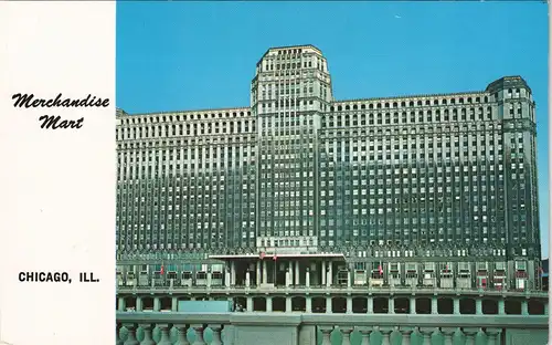 Chicago "The Windy City" Building   Merchandise Mart, Illinois USA 1970