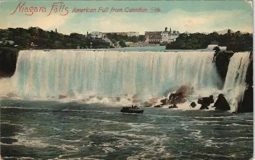Niagara Falls (NY) American Fall Canadian  Niagarafälle / Niagara Falls US 1912