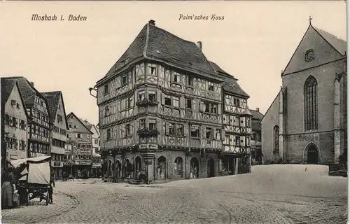Ansichtskarte Mosbach (Baden) Palm'sches Haus 1912