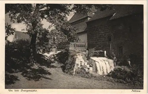 Ansichtskarte Zittau An der Burgmühle 1928