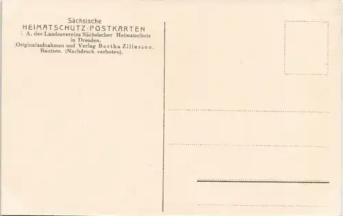 Ansichtskarte Löbau Im Hofe der Städt. Sparkasse. 1928