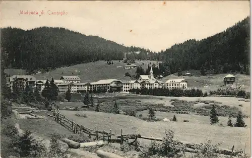 Madonna di Campiglio Sankt Maria im Pein Panorama  1910/1906