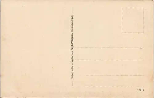 Westerland-Sylt Zerstörung der Strandmauer durch die Springfiut Januar 1922 1922