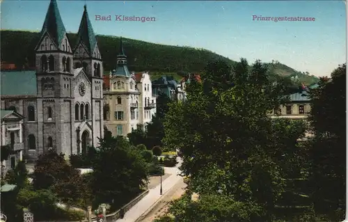 Ansichtskarte Bad Kissingen Prinzregentenstrasse 1914