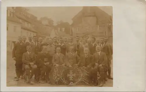 Dresden Gruppenbild Vorturnerschaft Dresden Stiftungsturnier 1924 Privatfoto