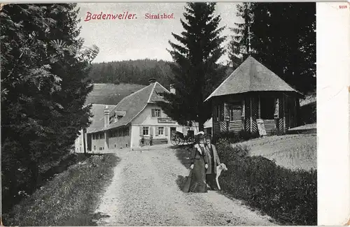 Ansichtskarte Badenweiler Partie am Sirnizhof 1912