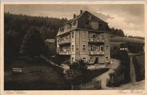 Ansichtskarte Bad Elster Haus Waldeck 1928