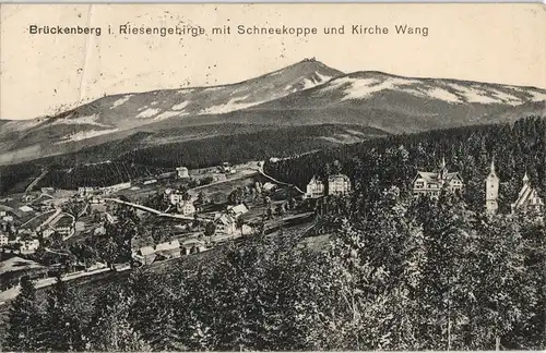Brückenberg-Krummhübel Karpacz Górny Karpacz Blick auf die Stadt 1919