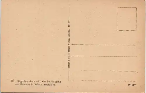 Ansichtskarte Stubbenkammer-Sassnitz Hertha-Buche 1928