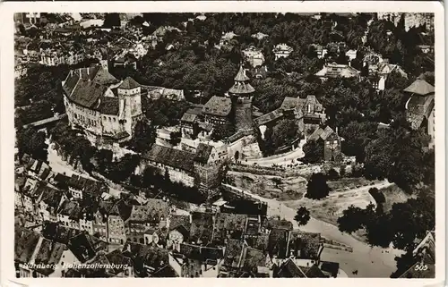 Ansichtskarte Nürnberg Luftbild Hohenzollernburg 1932